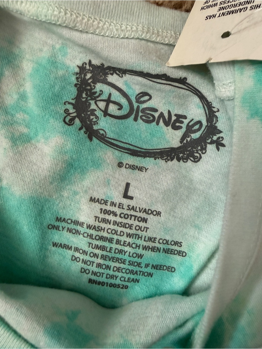 Hot Topic Ariel Tie-Dye Sleeveless Tank Top LG - Picture 3 of 8